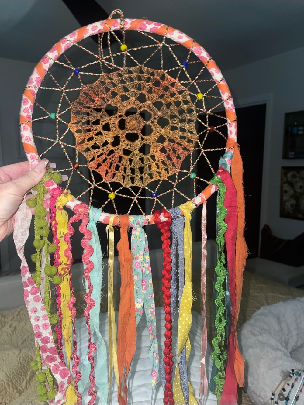 Boho Multicolor Dreamcatcher Wall Hanging